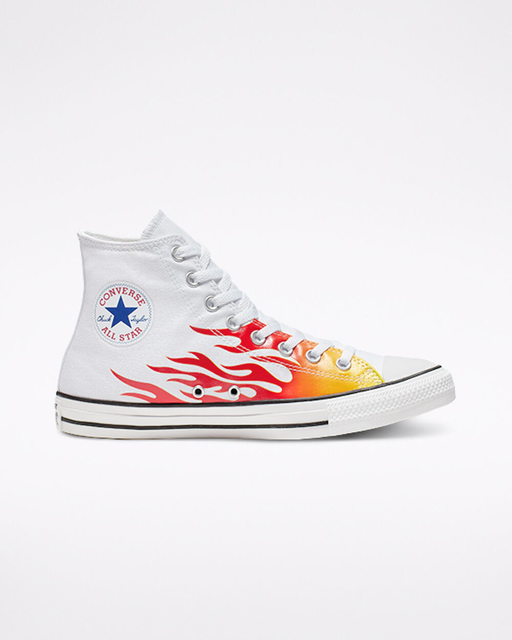 Zapatillas Converse Chuck Taylor All Star Hombre Blancas Rojas Amarillo | Argentina-021677