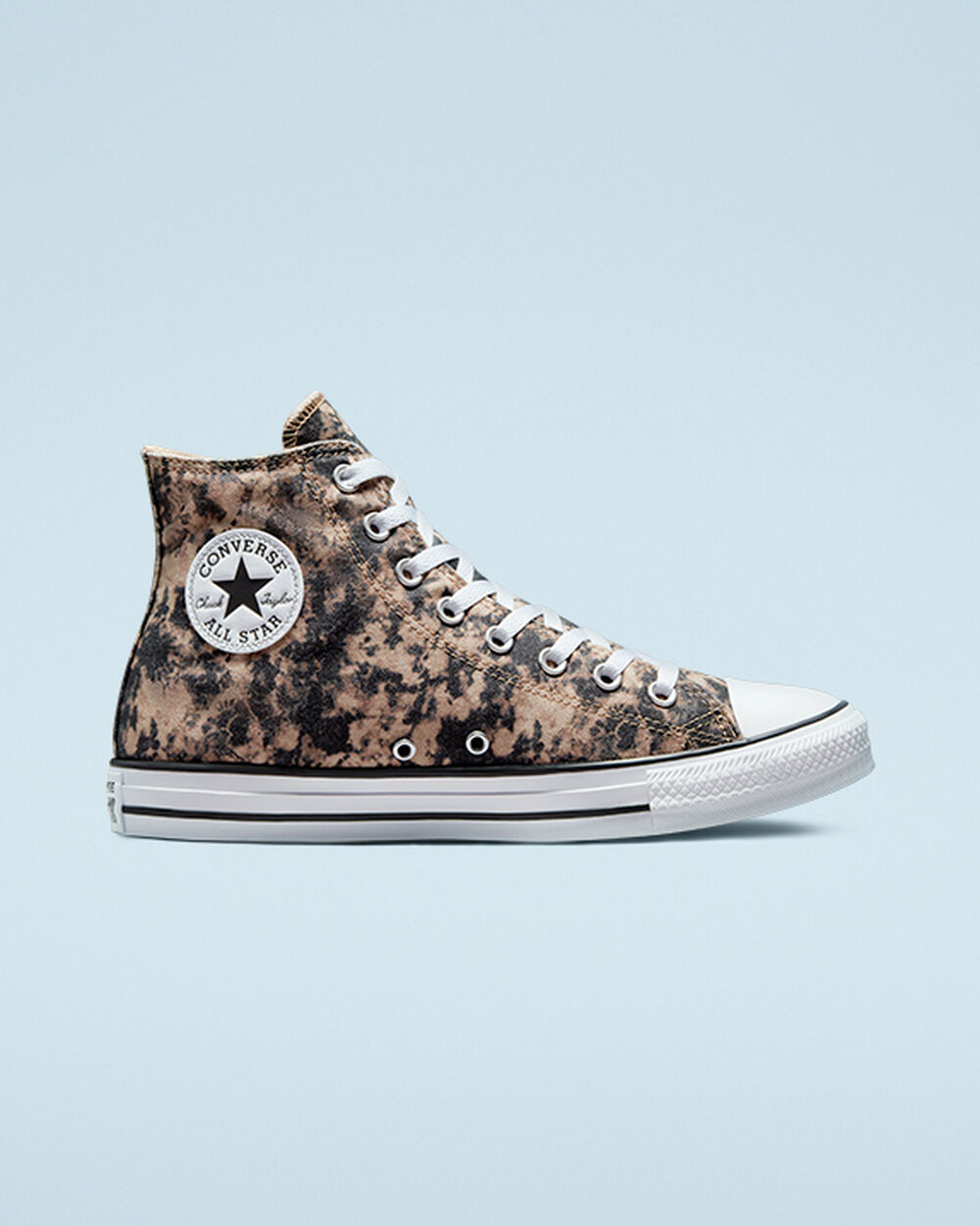 Zapatillas Converse Chuck Taylor All Star Mujer Negras Gris Blancas | Argentina-495137