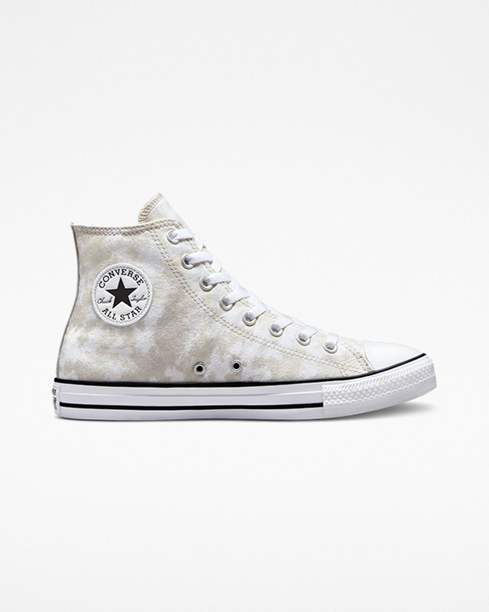 Zapatillas Converse Chuck Taylor All Star Mujer Beige Blancas Negras | Argentina-987247