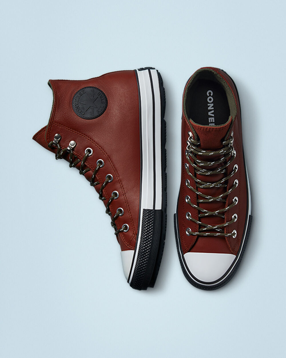 Botas Montaña Converse Chuck Taylor All Star Hombre Marrones Blancas Negras | Argentina-325147