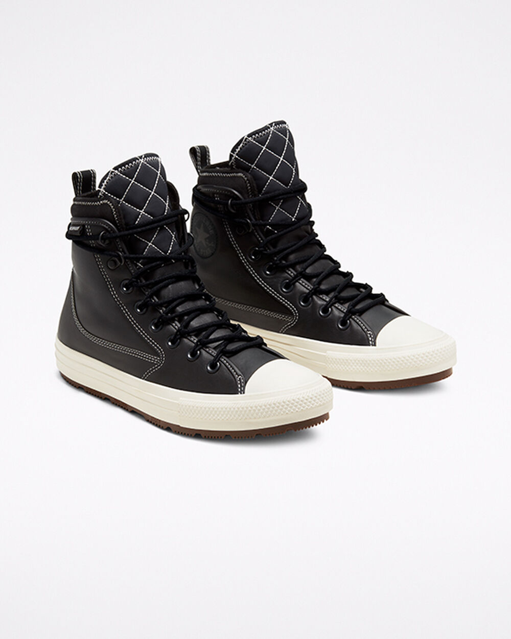 Botas Montaña Converse Chuck Taylor All Star Hombre Negras Blancas | Argentina-50347