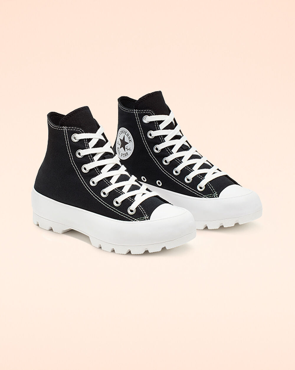 Botas de Invierno Converse Chuck Taylor All Star Lugged Mujer Negras Blancas Negras | Argentina-047167