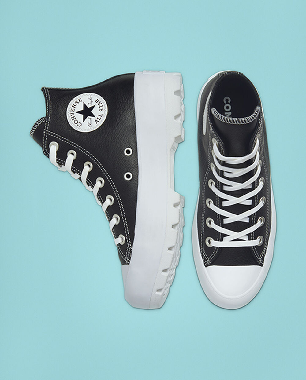 Botas de Invierno Converse Chuck Taylor All Star Mujer Negras Blancas | Argentina-107457