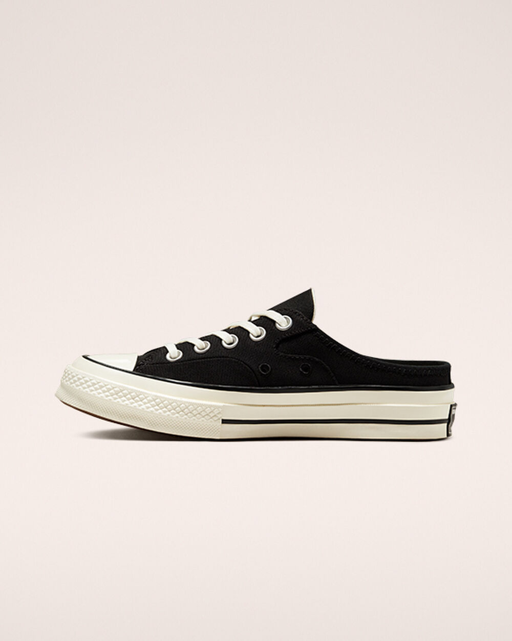 Mule Converse Chuck 70 Hombre Negras Blancas | Argentina-386747