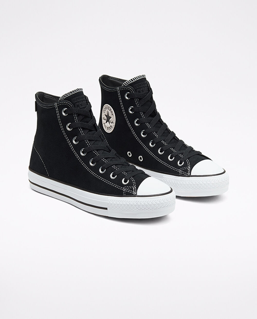 Zapatillas Converse CONS Chuck Taylor All Star Pro Hombre Negras Blancas | Argentina-591067