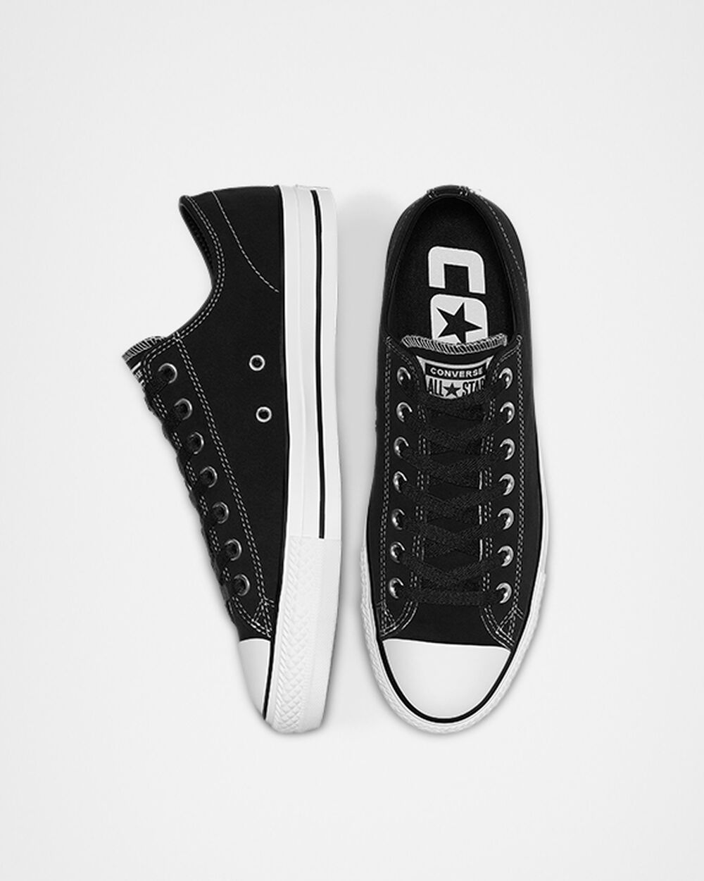 Zapatillas Converse CONS Chuck Taylor All Star Pro Hombre Negras Blancas | Argentina-821577