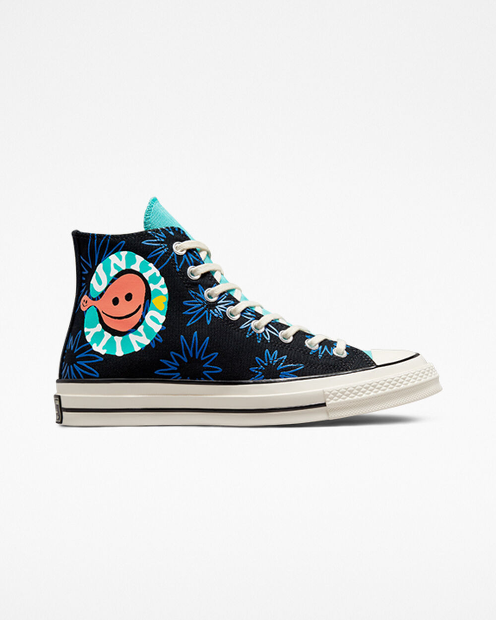 Zapatillas Converse Chuck 70 Hombre Negras Azules Turquesa Azul Real | Argentina-71037