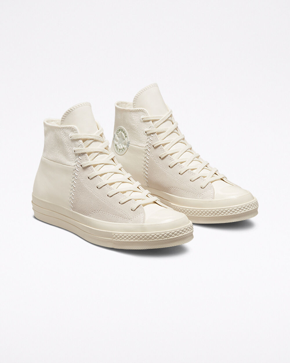 Zapatillas Converse Chuck 70 Mujer Blancas Plateadas Claro | Argentina-653407