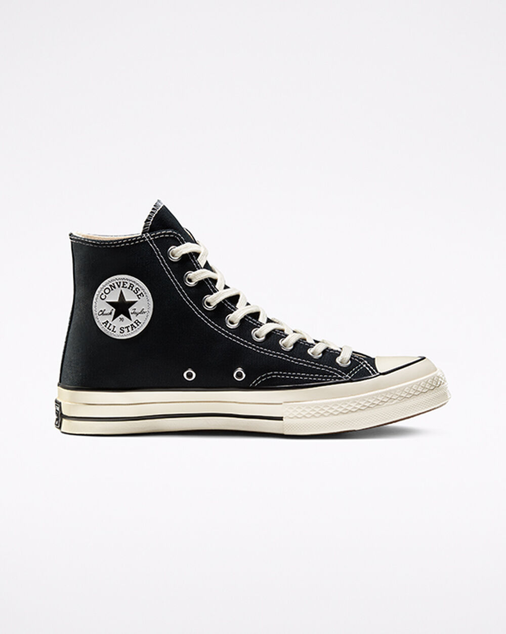 Zapatillas Converse Chuck 70 Mujer Negras Blancas | Argentina-935247