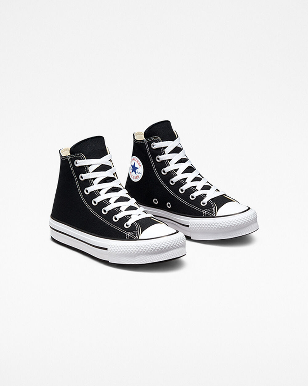 Zapatillas Converse Chuck Taylor All Star Niña Negras Blancas Negras | Argentina-165947