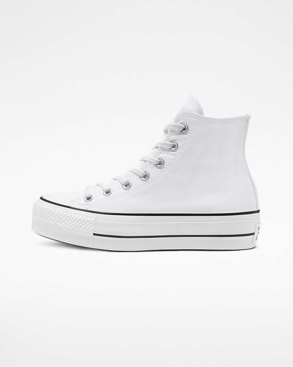 Zapatillas Converse Chuck Taylor All Star Mujer Blancas Negras Blancas | Argentina-204937