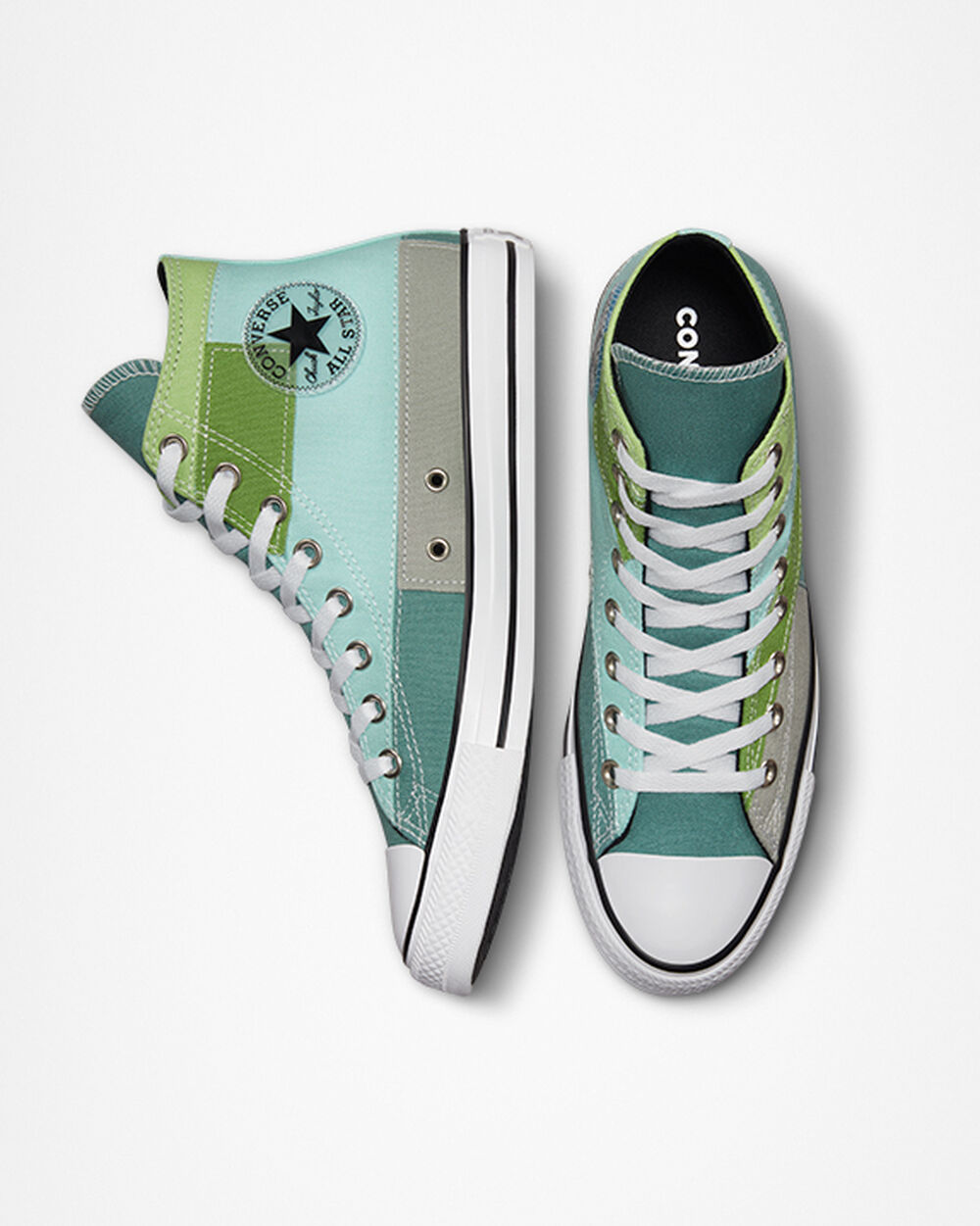 Zapatillas Converse Chuck Taylor All Star Mujer Azules Claro Verde Claro | Argentina-27367