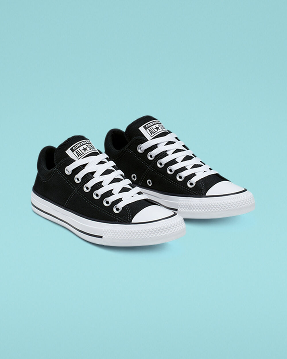 Zapatillas Converse Chuck Taylor All Star Madison Mujer Negras Blancas Negras | Argentina-381907