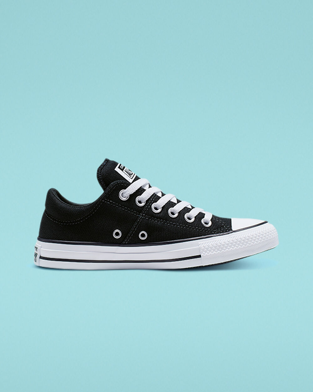 Zapatillas Converse Chuck Taylor All Star Madison Mujer Negras Blancas Negras | Argentina-381907