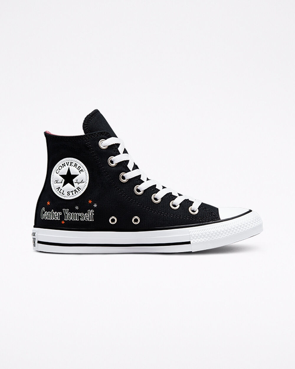 Zapatillas Converse Chuck Taylor All Star Mujer Negras Blancas Gris | Argentina-418027