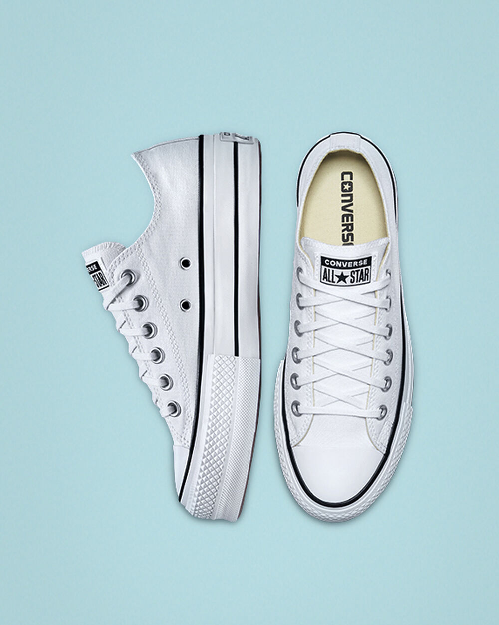 Zapatillas Converse Chuck Taylor All Star Mujer Blancas Negras Blancas | Argentina-481677