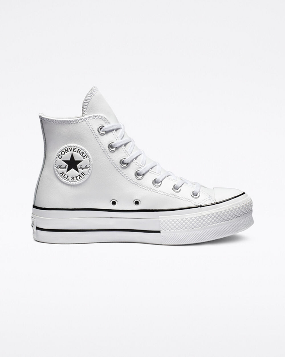 Zapatillas Converse Chuck Taylor All Star Mujer Blancas Negras Blancas | Argentina-51497