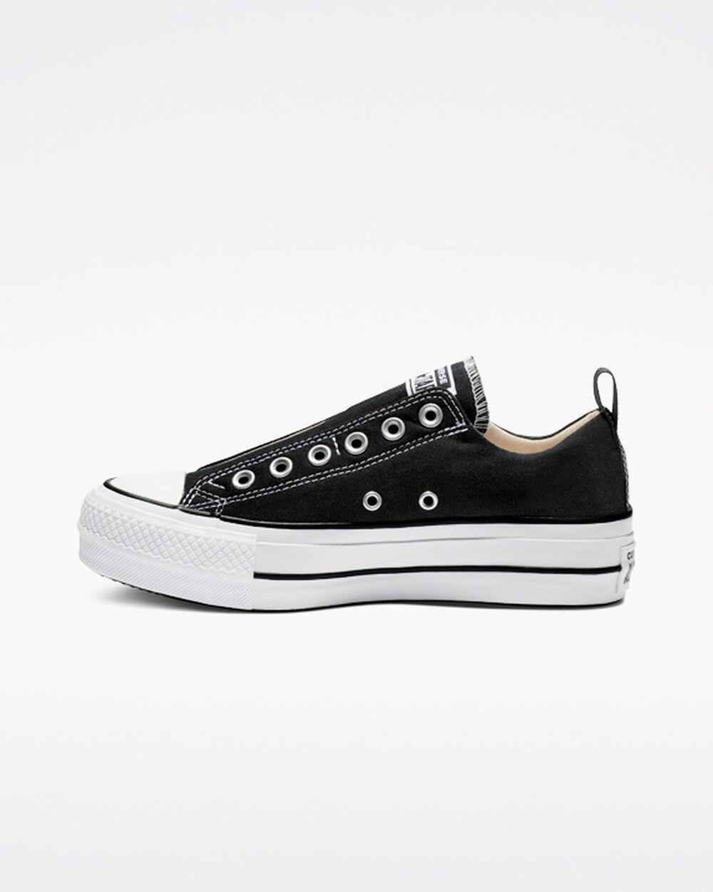 Zapatillas Converse Chuck Taylor All Star Mujer Negras Blancas Negras | Argentina-571027