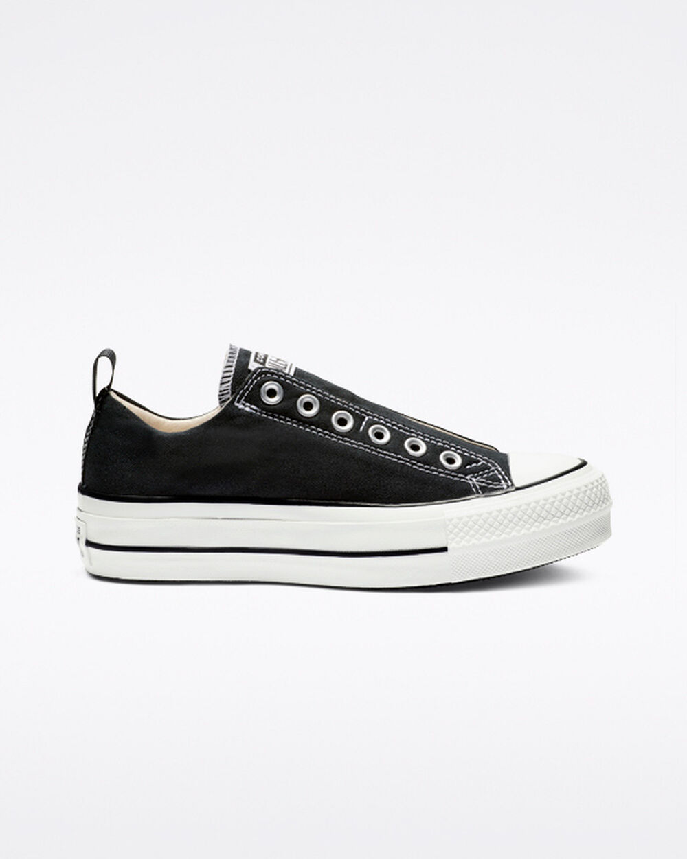 Zapatillas Converse Chuck Taylor All Star Mujer Negras Blancas Negras | Argentina-571027