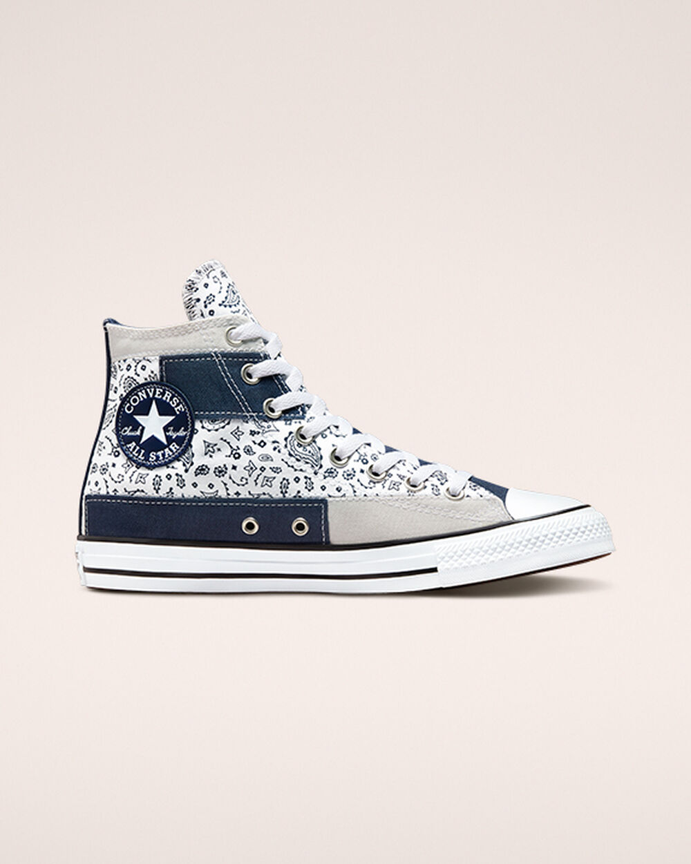 Zapatillas Converse Chuck Taylor All Star Mujer Azul Marino Blancas | Argentina-597317