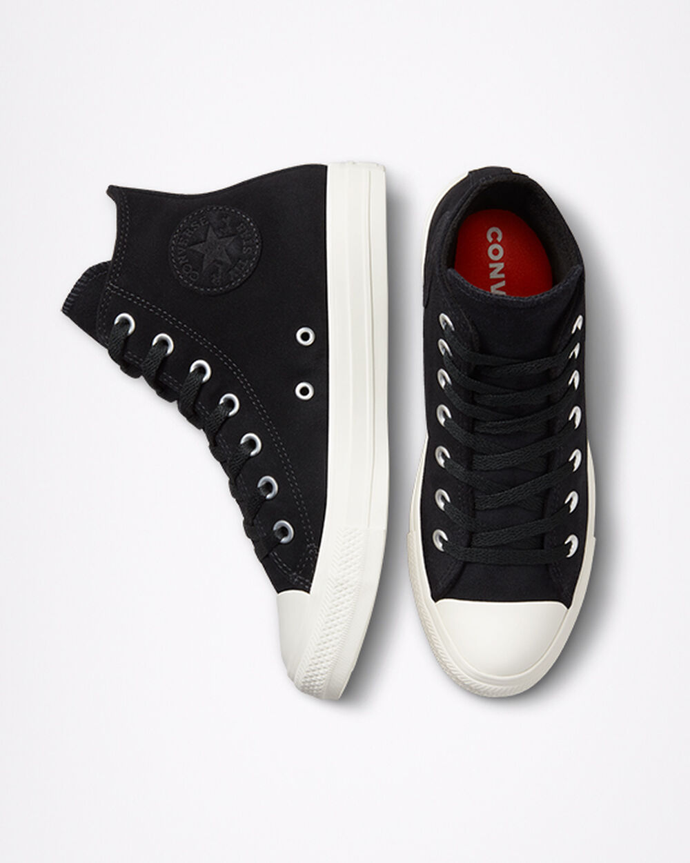 Zapatillas Converse Chuck Taylor All Star Hombre Negras Blancas | Argentina-631277