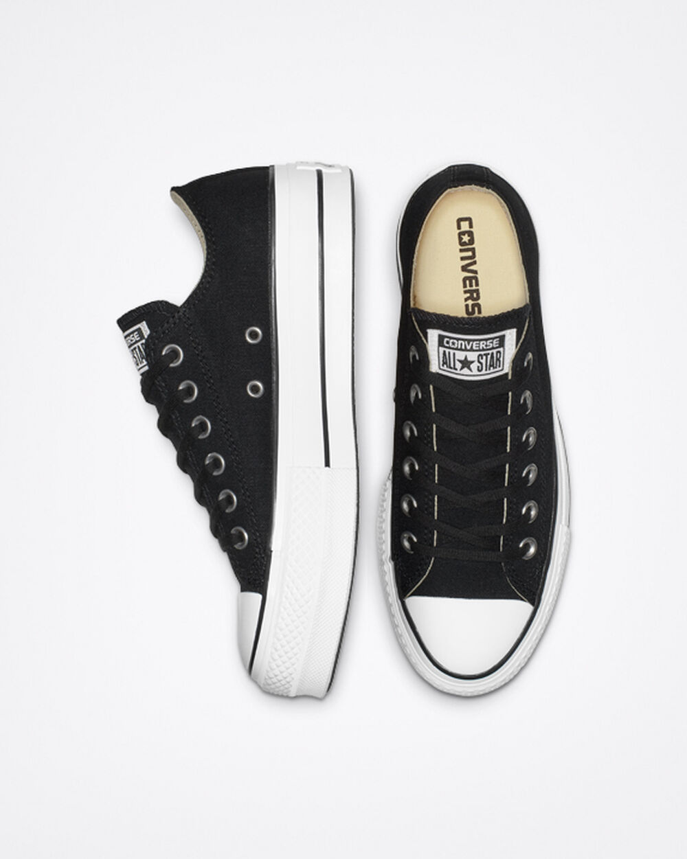 Zapatillas Converse Chuck Taylor All Star Mujer Negras Blancas | Argentina-684277