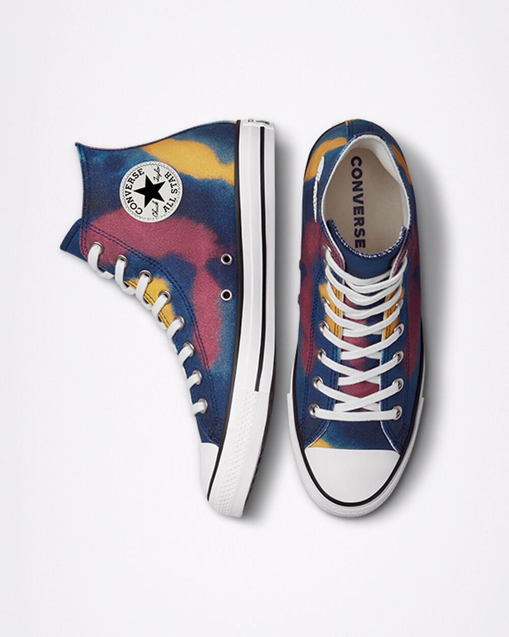 Zapatillas Converse Chuck Taylor All Star Hombre Azules Multicolor Blancas | Argentina-824957