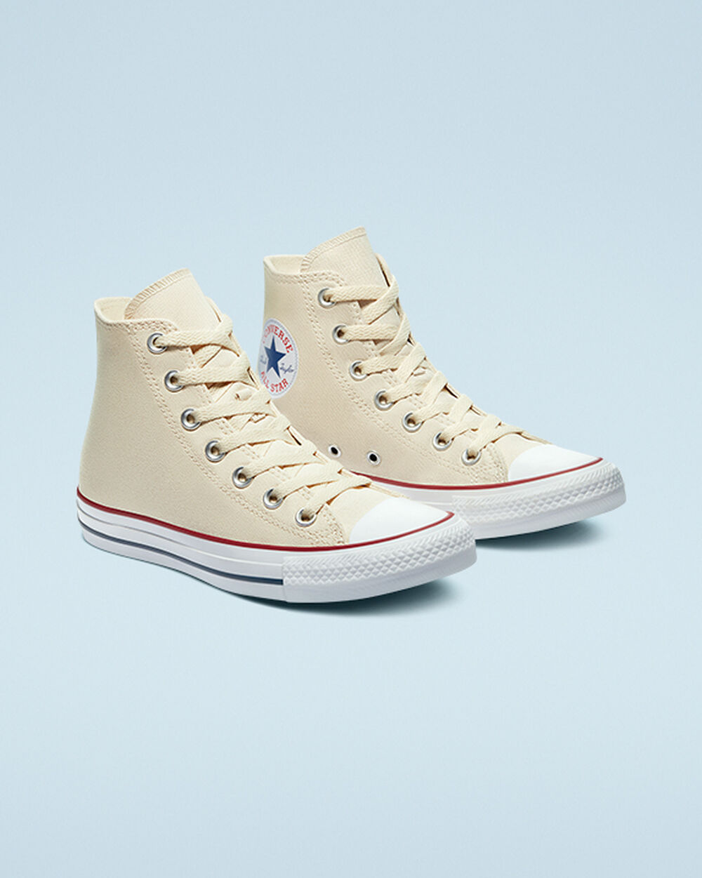 Zapatillas Converse Chuck Taylor All Star Mujer Beige Blancas | Argentina-834257