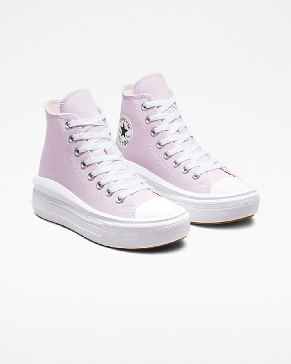 Zapatillas Converse Chuck Taylor All Star Move Mujer Moradas Claro Blancas | Argentina-854607