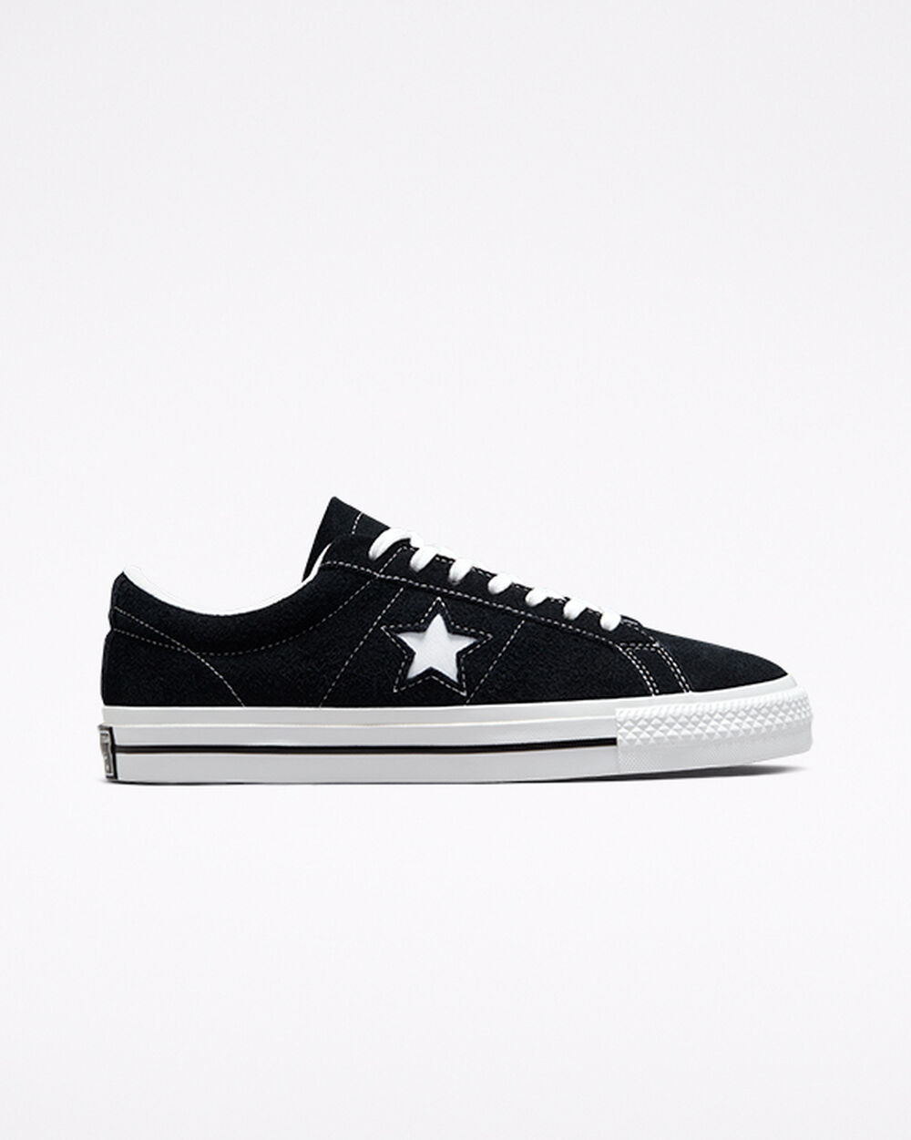 Zapatillas Converse One Star Hombre Negras Blancas | Argentina-138727