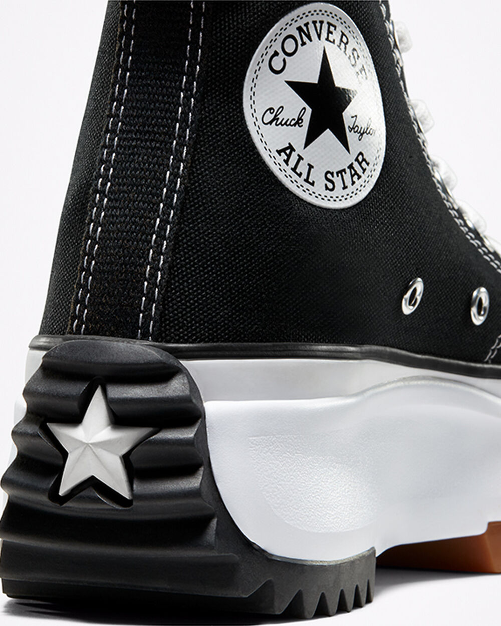 Zapatillas Converse Run Star Hike Hombre Negras Blancas | Argentina-196537