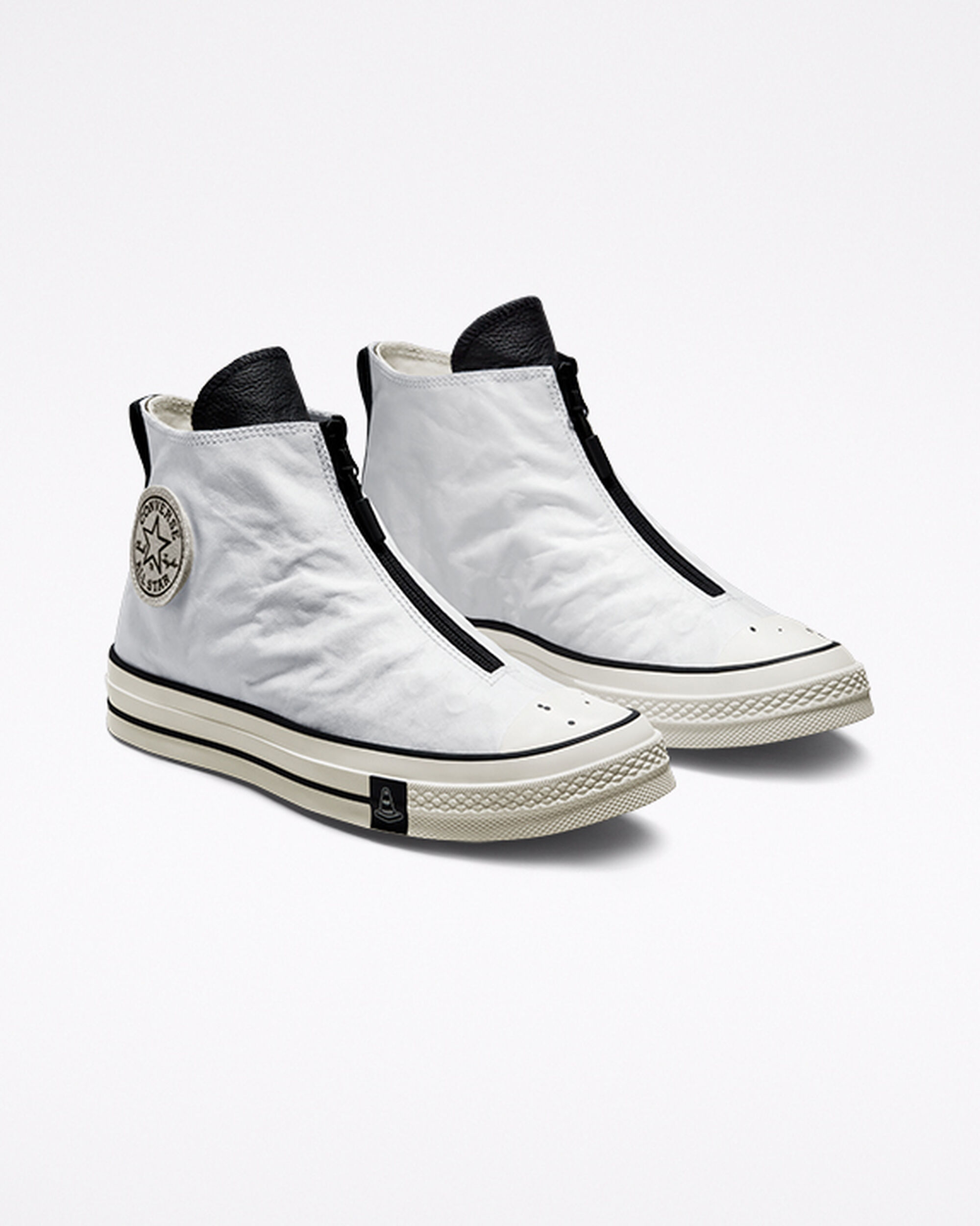 Zapatillas Converse x Joshua Vides Chuck 70 Mujer Blancas Negras | Argentina-180377